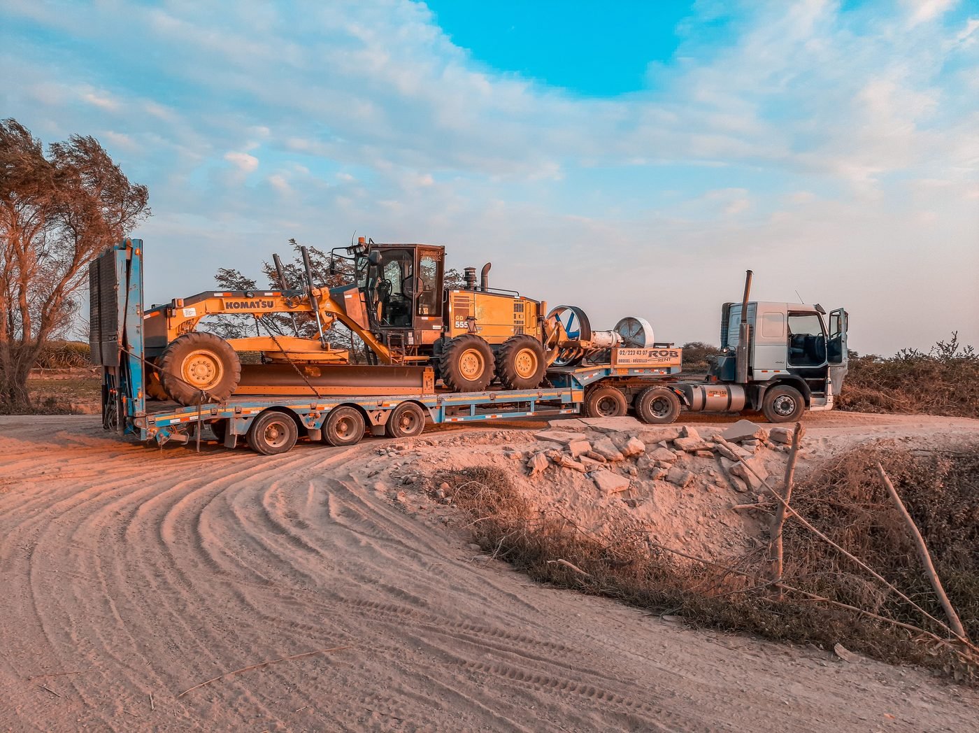 Heavy equipment transport